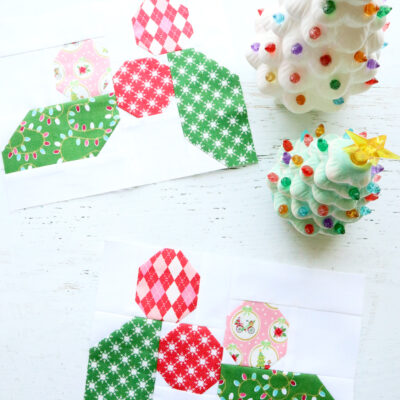 Holly Blocks – Christmas Adventure Quilt