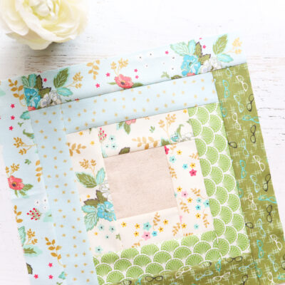 Log Cabin Block – Building Blocks Series