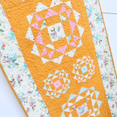 Kaleidoscope Runner Sew Along Finish