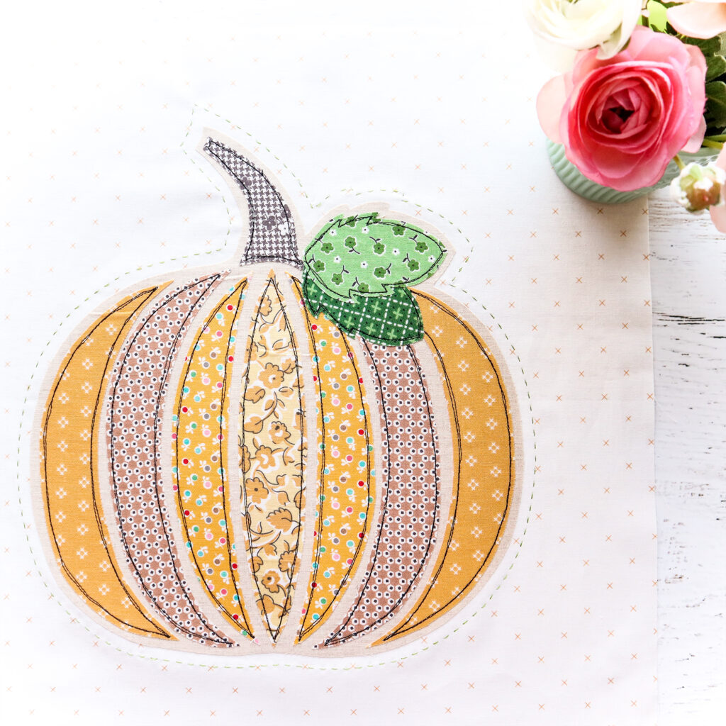 Fall Pumpkin Pillow Sew Along - Week 2