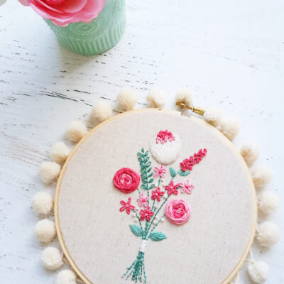 Embroidery Basics – Finishing a Hoop