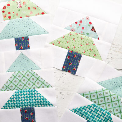 A Walk in the Woods Sew Along Tree Blocks