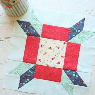 Wildflower Fields Sew Along Block 1