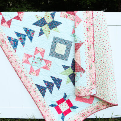 Wildflower Fields Quilt Along Finishing