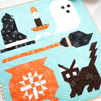 Boo Crew Mystery Halloween Quilt Finish