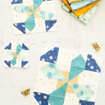 Sewcialites 2 Sew Along Block 1