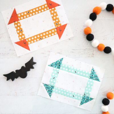 Spooky Lane Sew Along Churn Dash Row