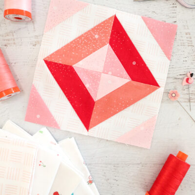 Diamond Bright Block Shine Together Quilt