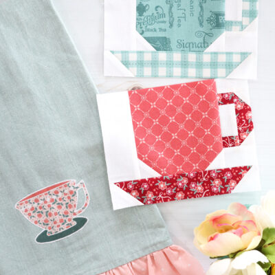 Tea Party Quilt Along Teacup B Blocks
