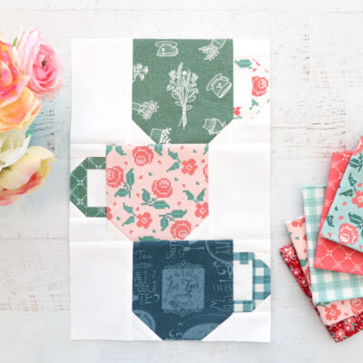 Tea Party Quilt Along Teacup D Blocks