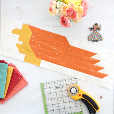 Quilted Witch Sew Along Head Block