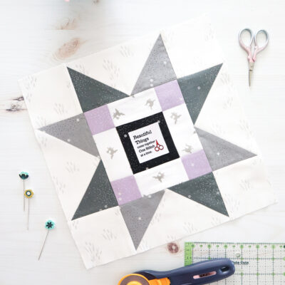 Blooming Star Block Shine Together Quilt Along