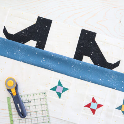 Quilted Witch Sew Along Boots and Broom