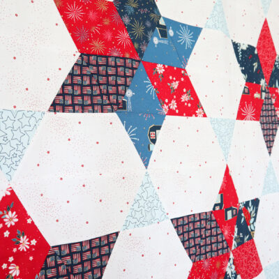 Vintage Stars Sew Along Row Assembly