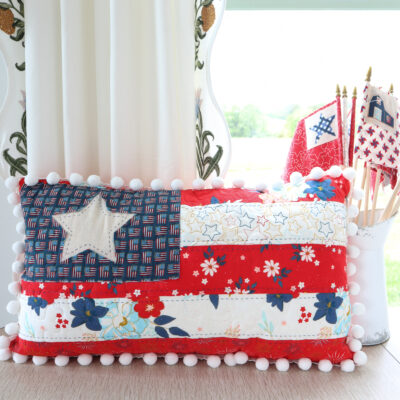 Liberty Flag Free Pillow Pattern