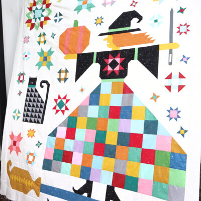 Quilted Witch Quilt Top Finish