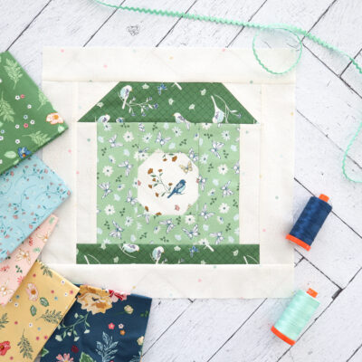 Melody Lane Sew Along Bird House Block